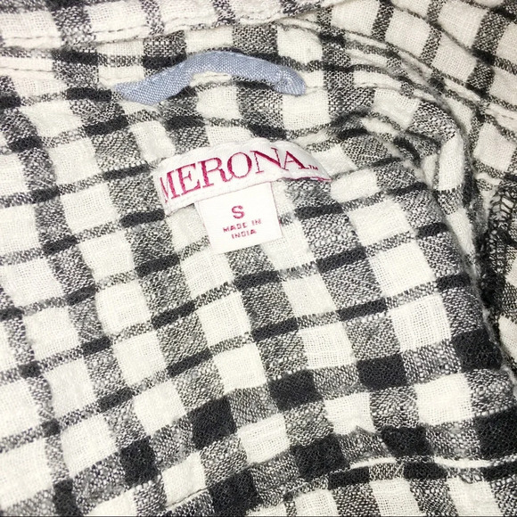 Merona plaid hi-low pullover top - Picture 4 of 4